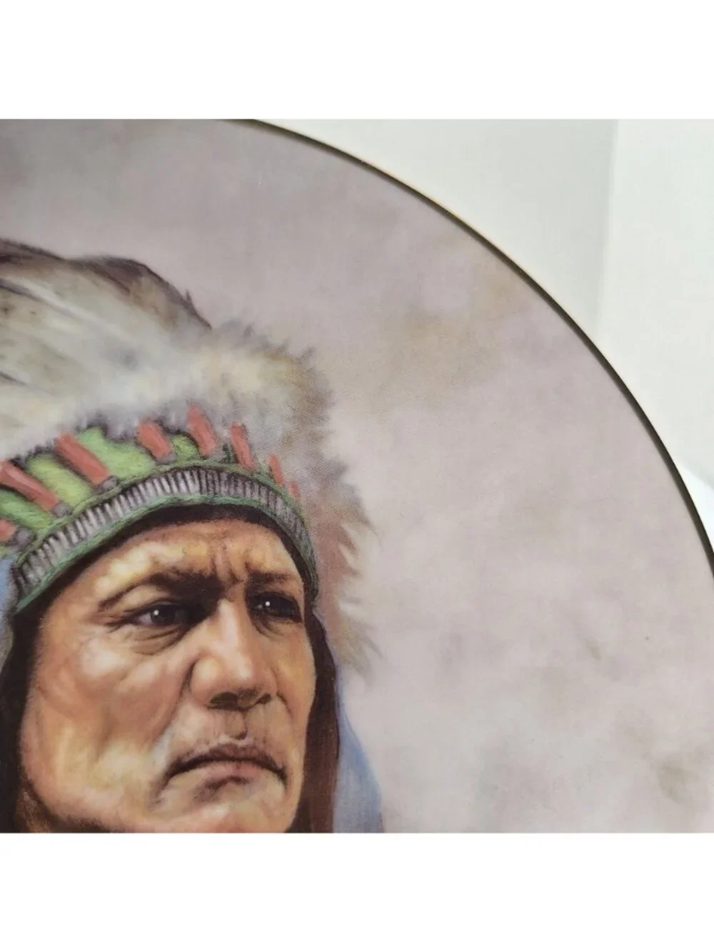 GREGORY PERILLO THE COUNCIL OF NATIONS SERIES PRIDE OF CHEYENNE COLLECTOR PLATE